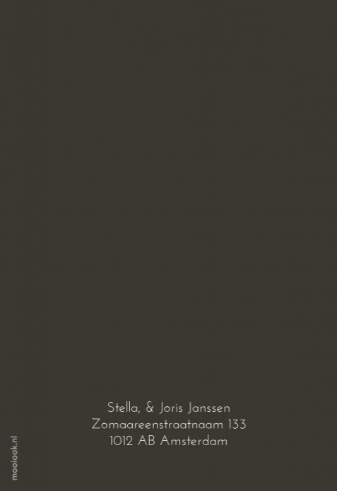 Geboortelabel vintage ooievaar Harvey