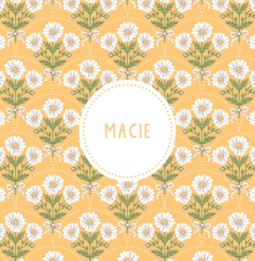 Geboortekaartje Macie margrietjes - Sofi Grace