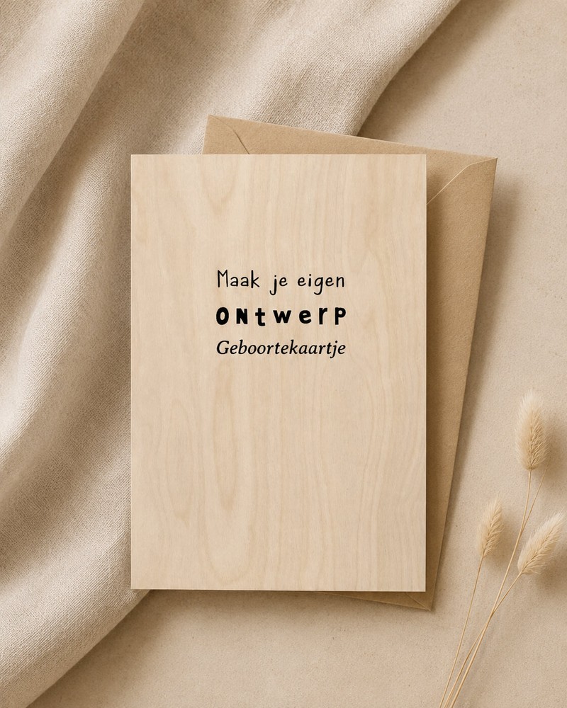 Zelf maken - 10 x 15 cm - Echt hout