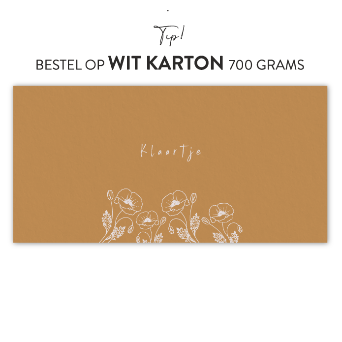 Geboortekaartje augustus Klaartje