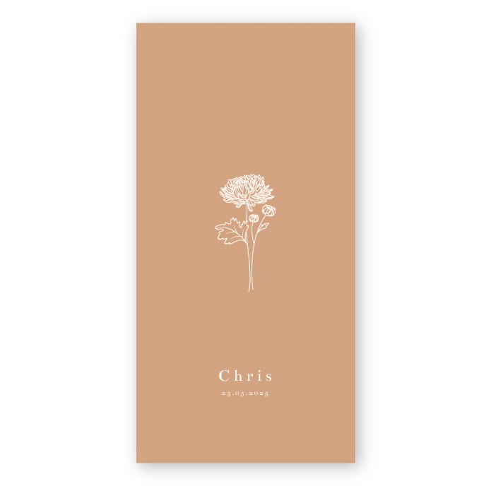 Geboortekaartje november Chris