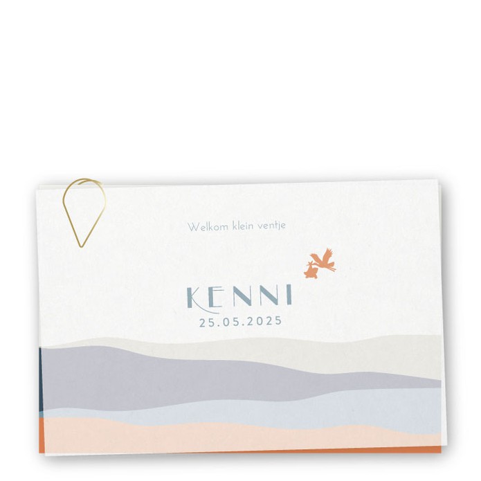 Kalkpapier geboortelabels Kenni