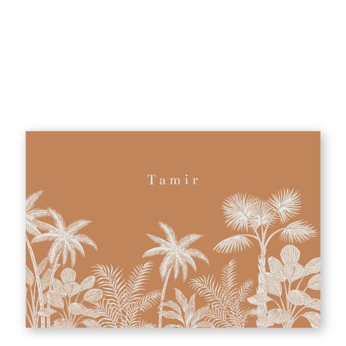 Geboortekaartje roest jungle