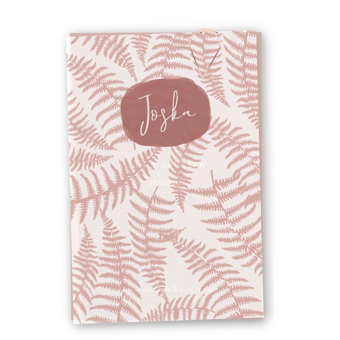 Geboortekaartje kalk botanisch