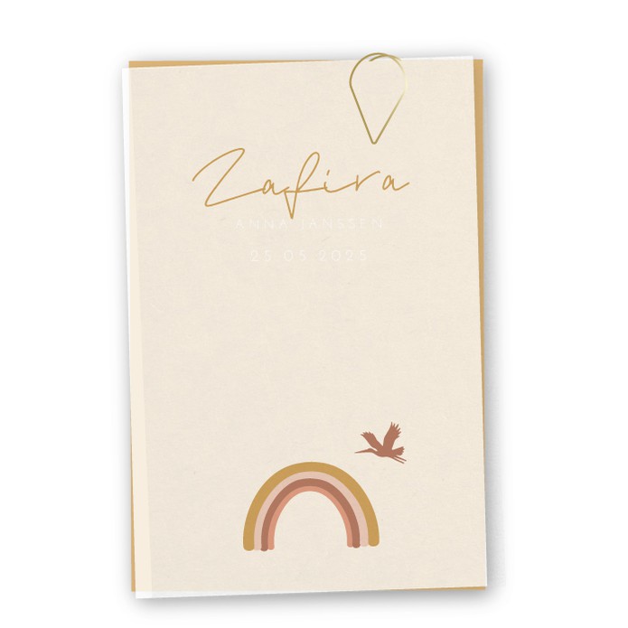 Babykaartje kalklabels Zafira