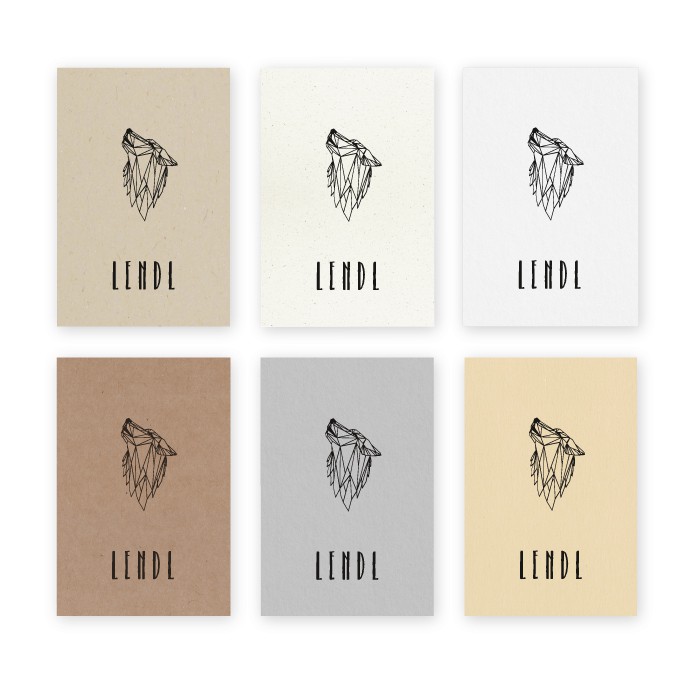 Geboortekaartje duurzaam wolf Lendl