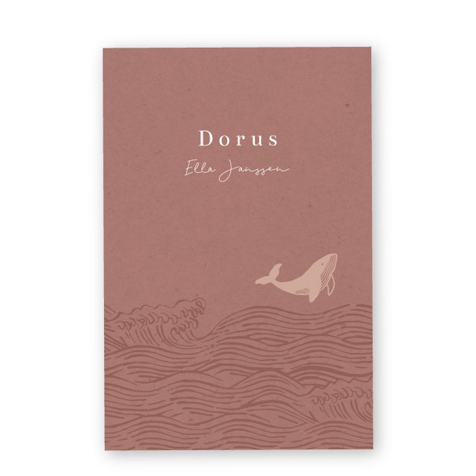 Geboortekaartje getekende walvis