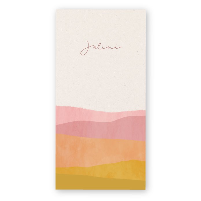 Geboortekaartje zee vintage