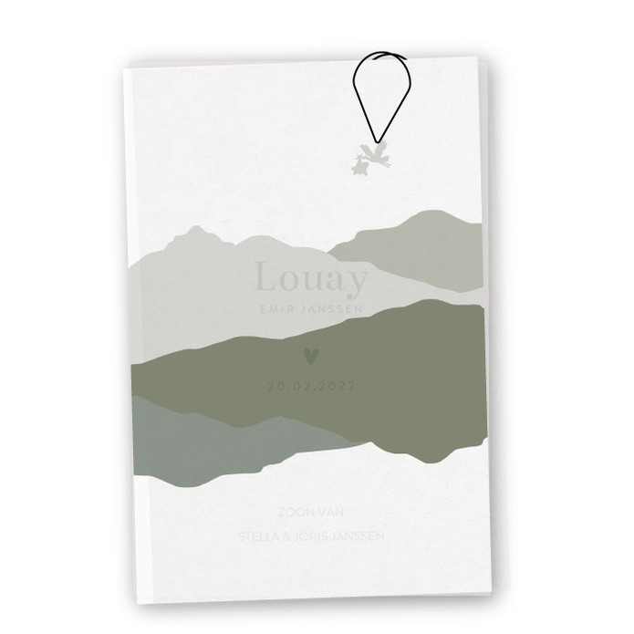 Geboortelabels kalk bergen