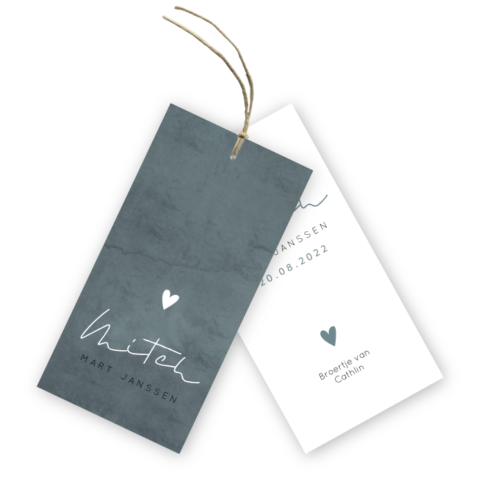 Babykaartje labels waterverf aquarel