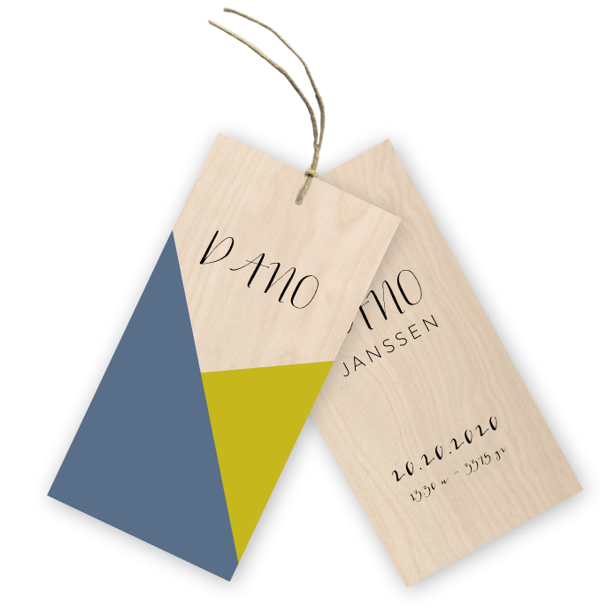 Geboortelabel medium Dano