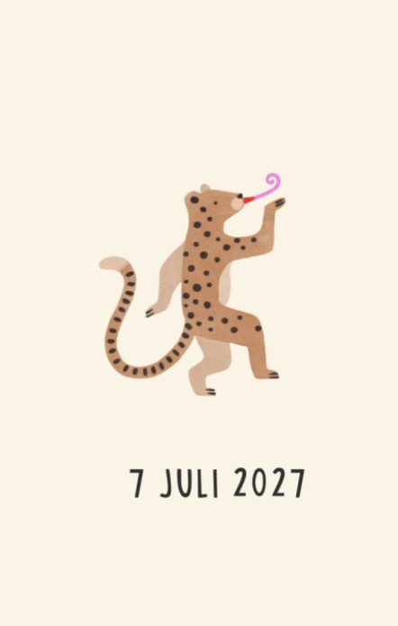 Mini Kraamkaartje Eefje - Staand