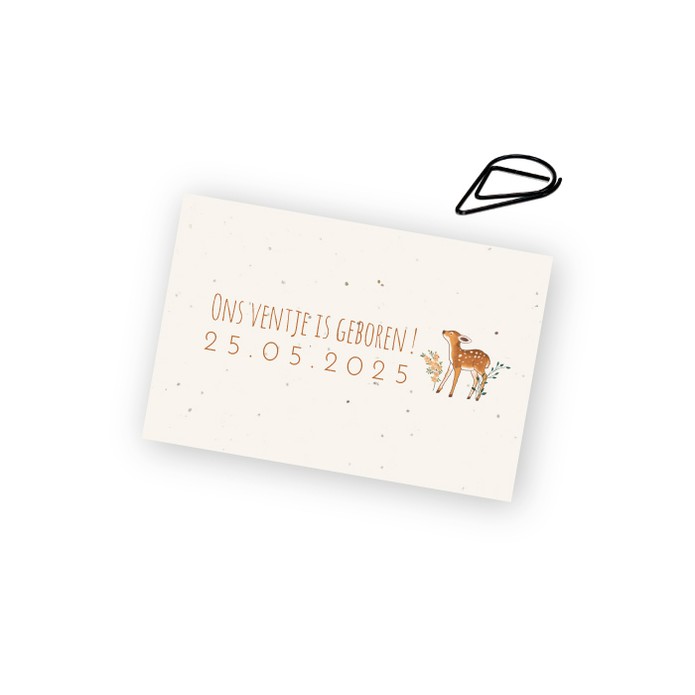 Minilabel groeipapier liggend Oisin