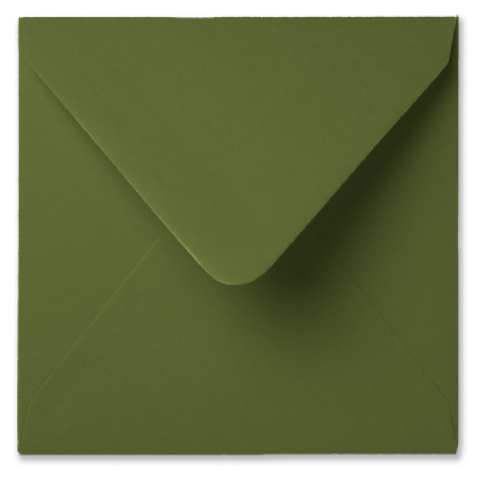 14 x 14 cm op bestelling - mosgroen