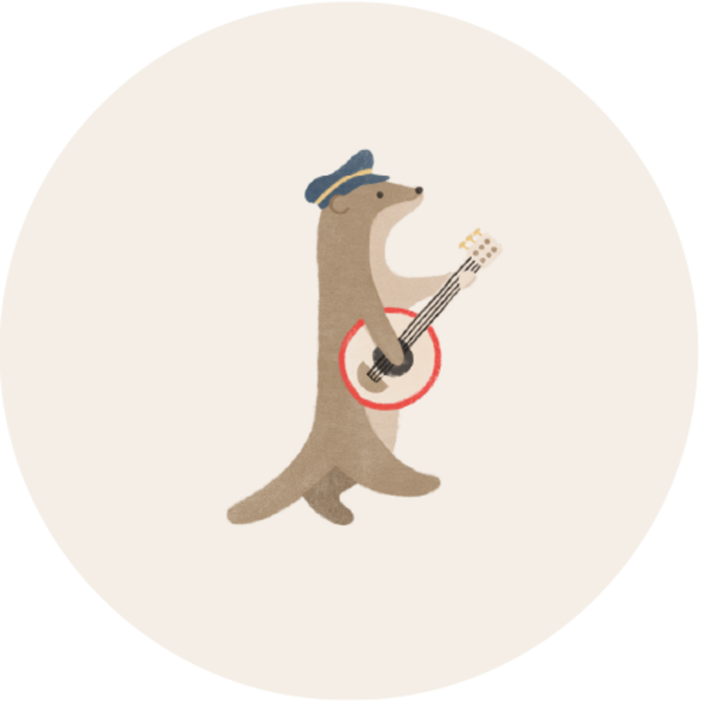 Sluitsticker otter