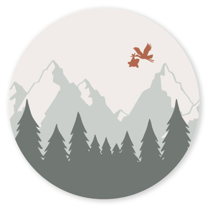 Sluitsticker bergen bos Marvin