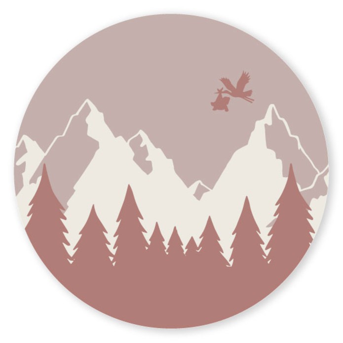 Sluitsticker bergen bos Sylas