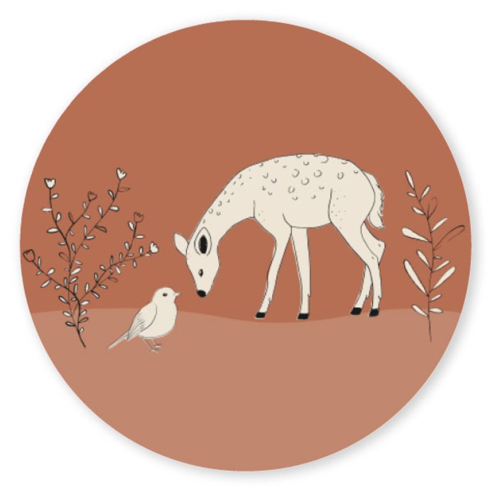 Sluitsticker hertje Esben