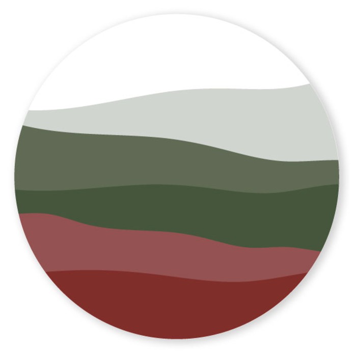 Sluitsticker modern landschap Suresh