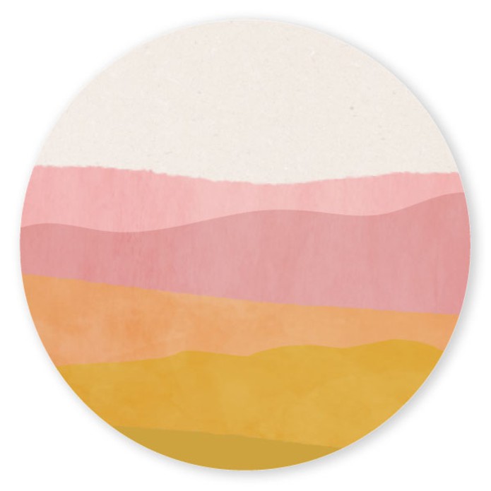 Sluitsticker modern landschap Jalini