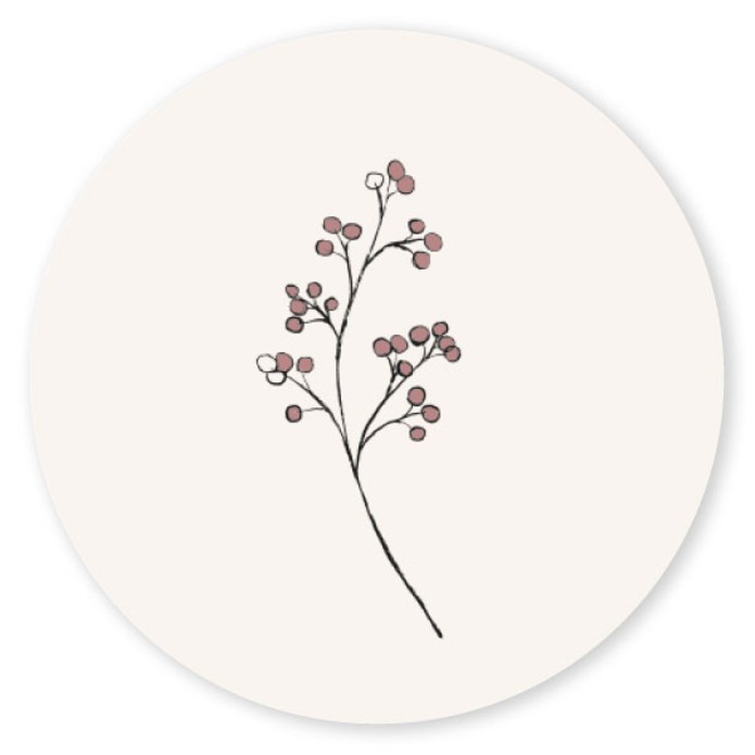 Sluitsticker takje Flore