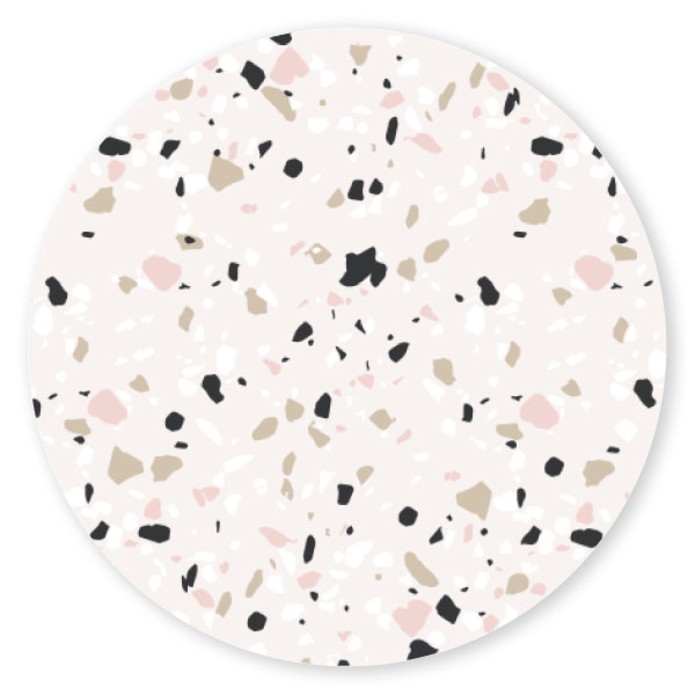 Sluitsticker terrazzo Aurora