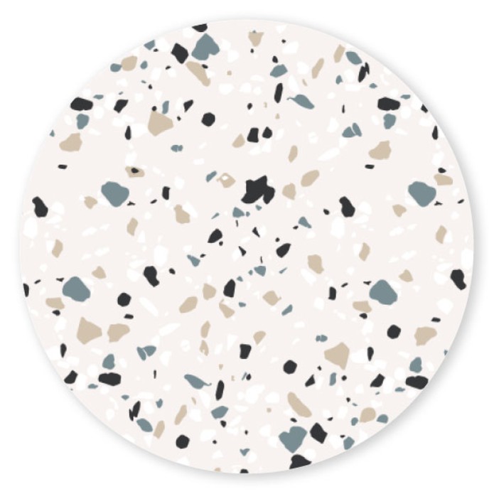 Sluitsticker terrazzo Levin