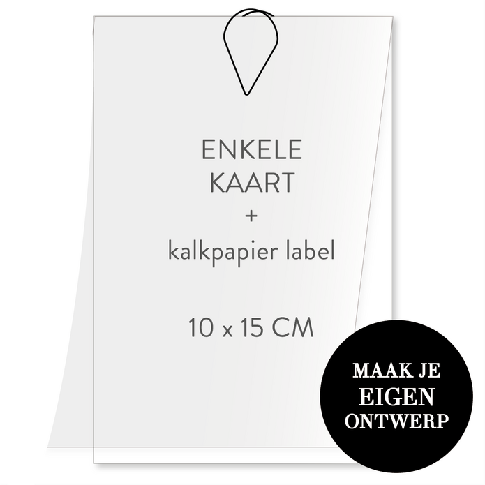 Zelf maken - kalklabel rechthoek